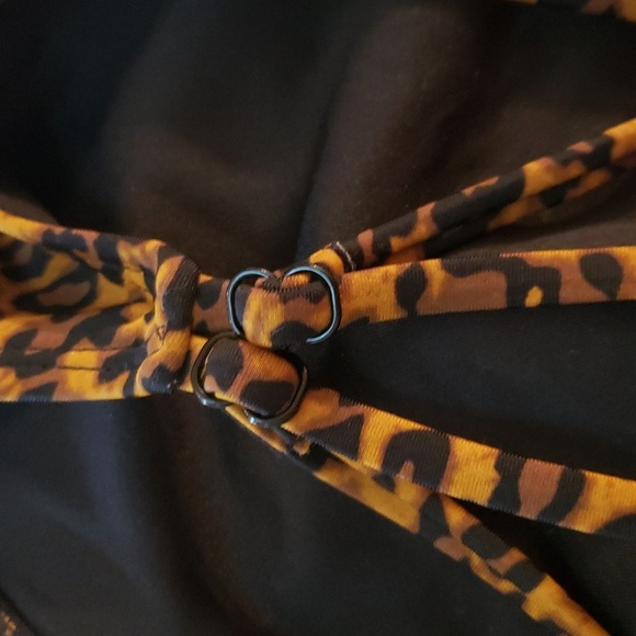 Kendall & Kylie, NWT,  Leopard Print Bathing Suit - Picture 5 of 6